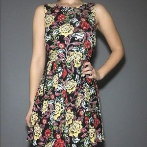 Beautiful black and floral dress